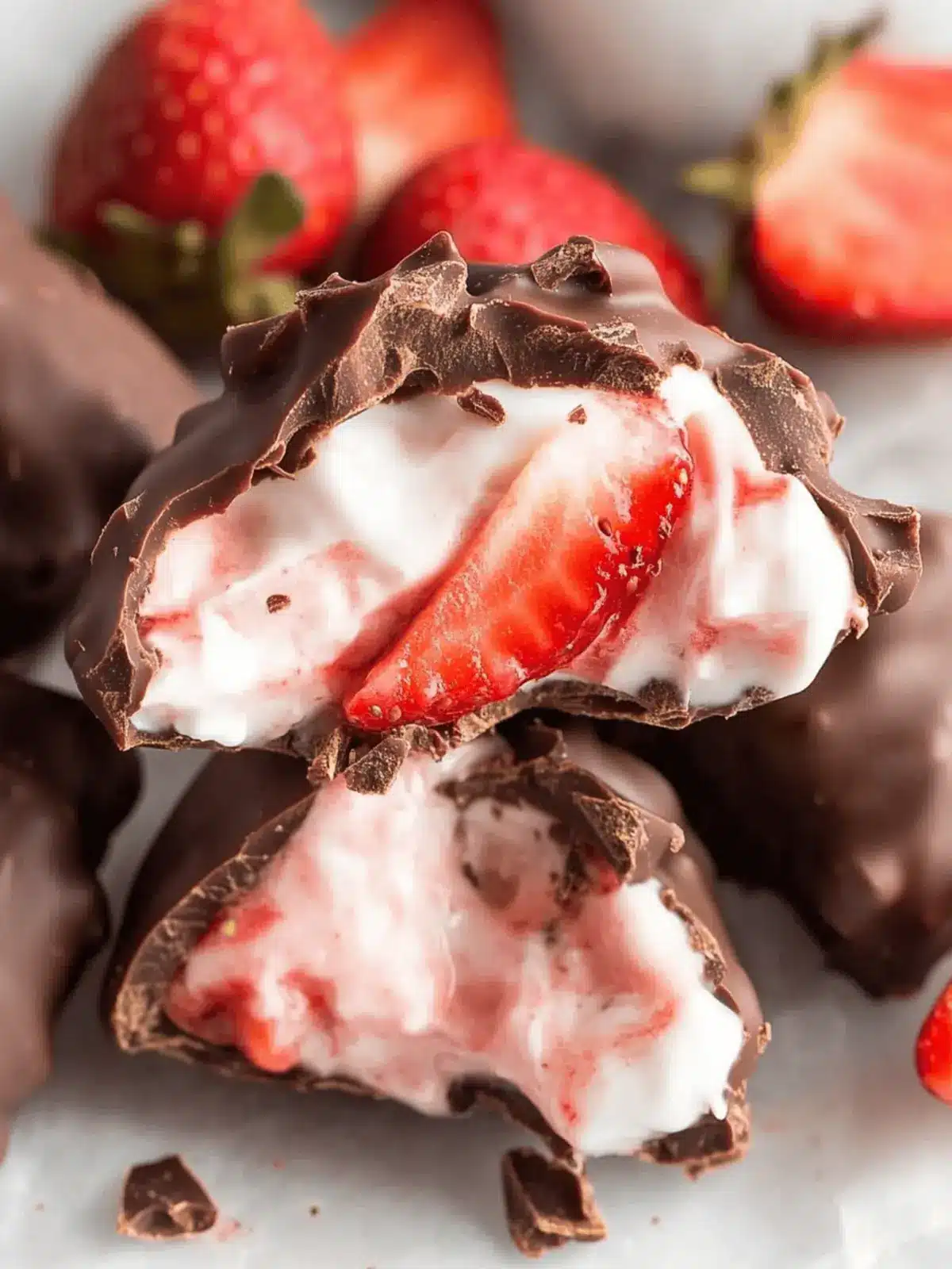 Delicious Chocolate Strawberry Yogurt Clusters You’ll Adore 5 Chocolate Strawberry Yogurt Clusters