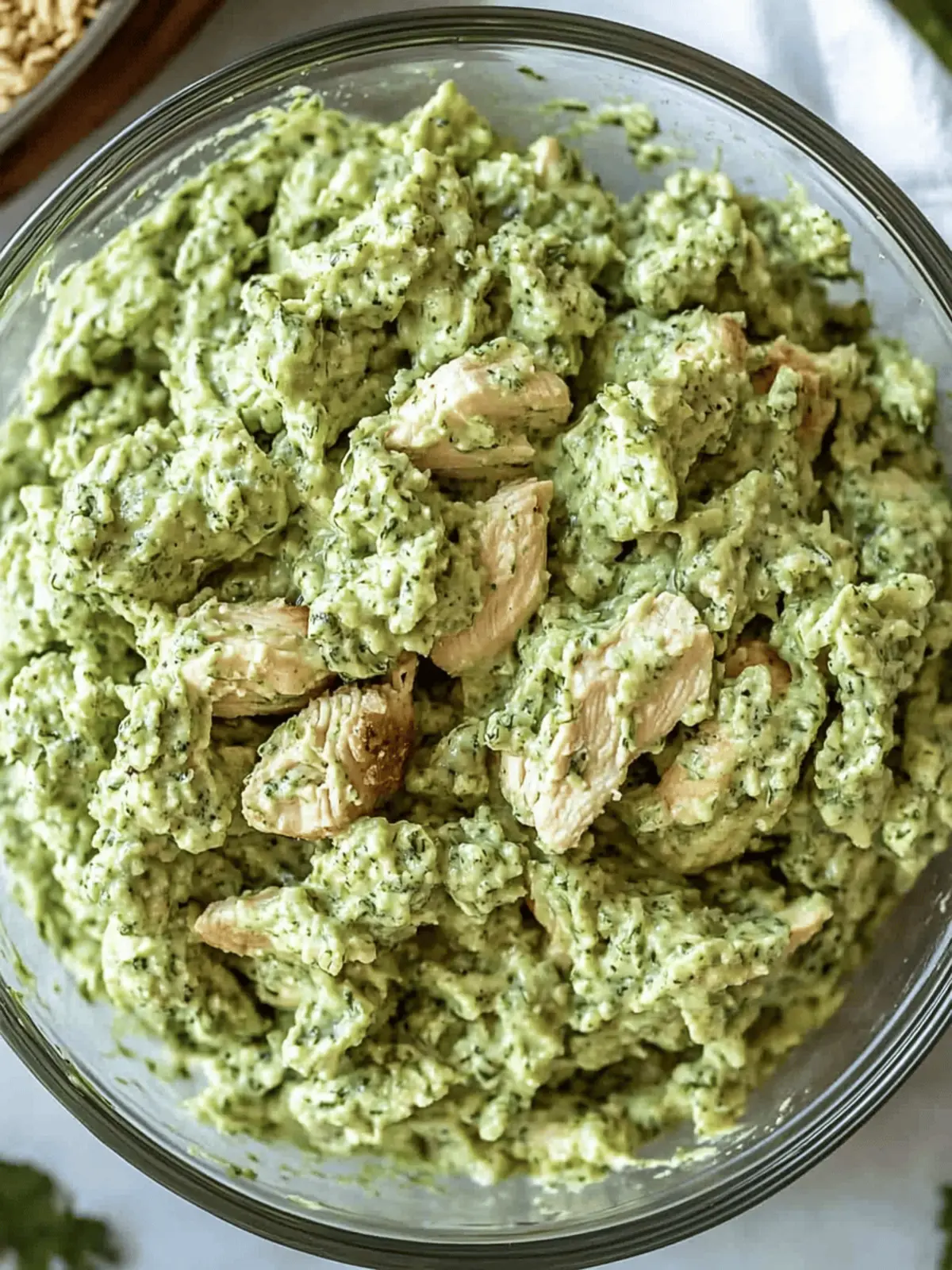 Healthy Green Goddess Chicken Salad: Wholesome & Quick Delight 2 Healthy Green Goddess Chicken Salad (High-Protein)