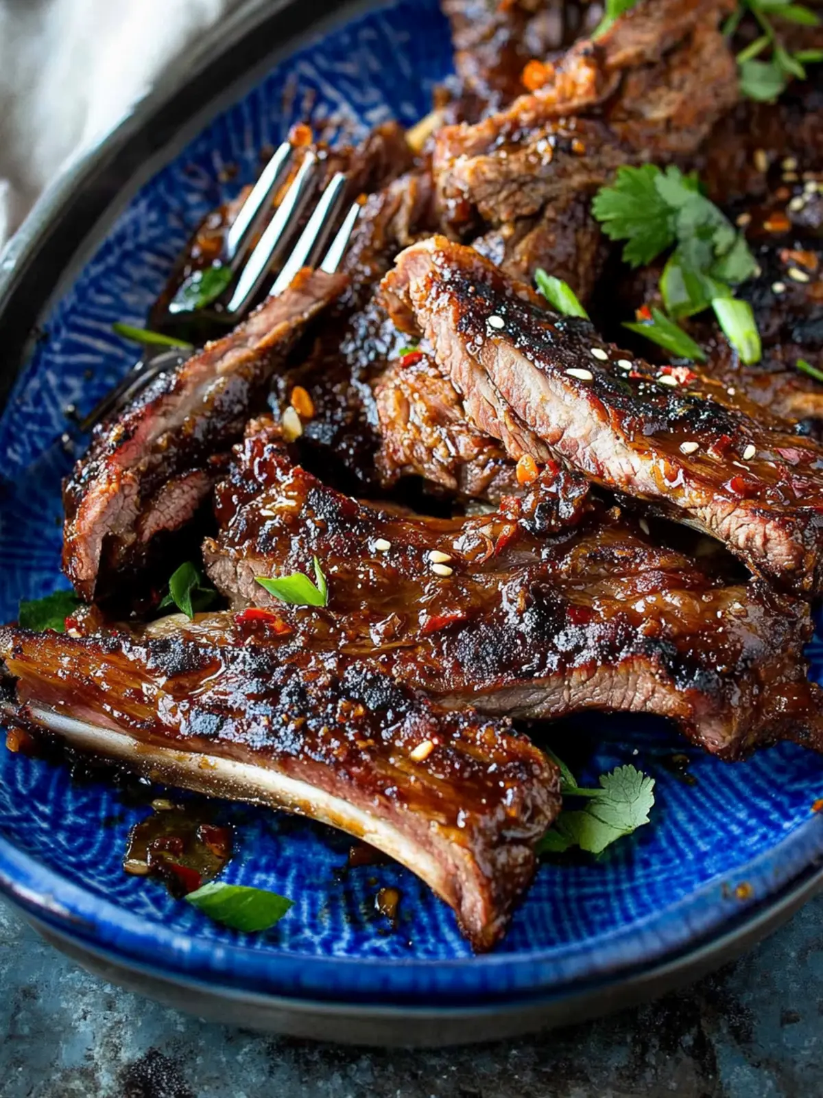 Asian Grilled Flanken Short Ribs
