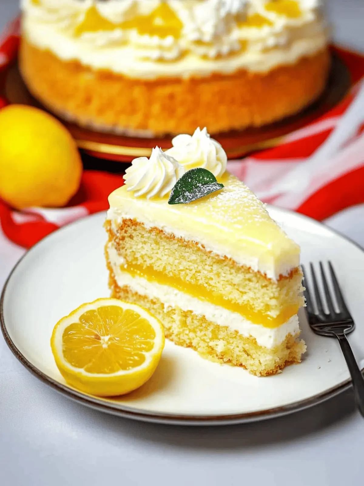 Lemon Curd Cake