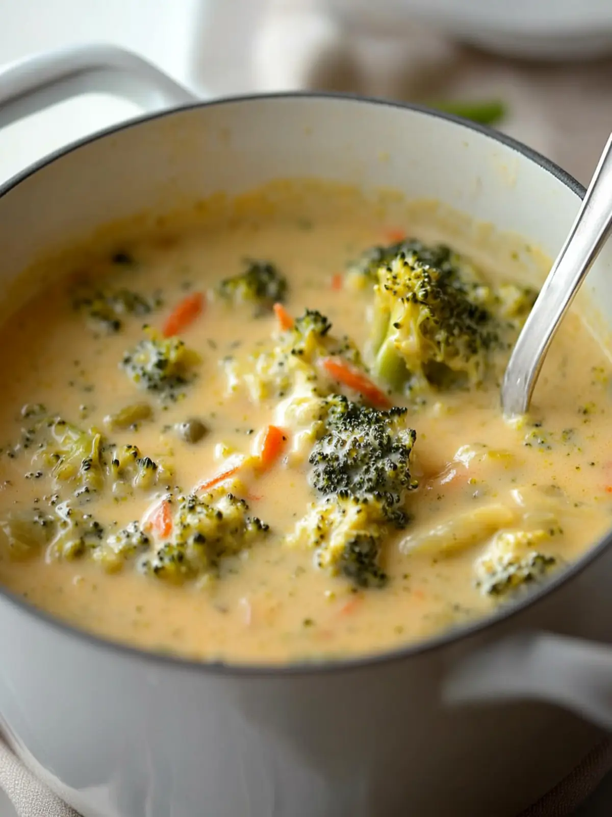 Slow Cooker Broccoli Cheese Soup