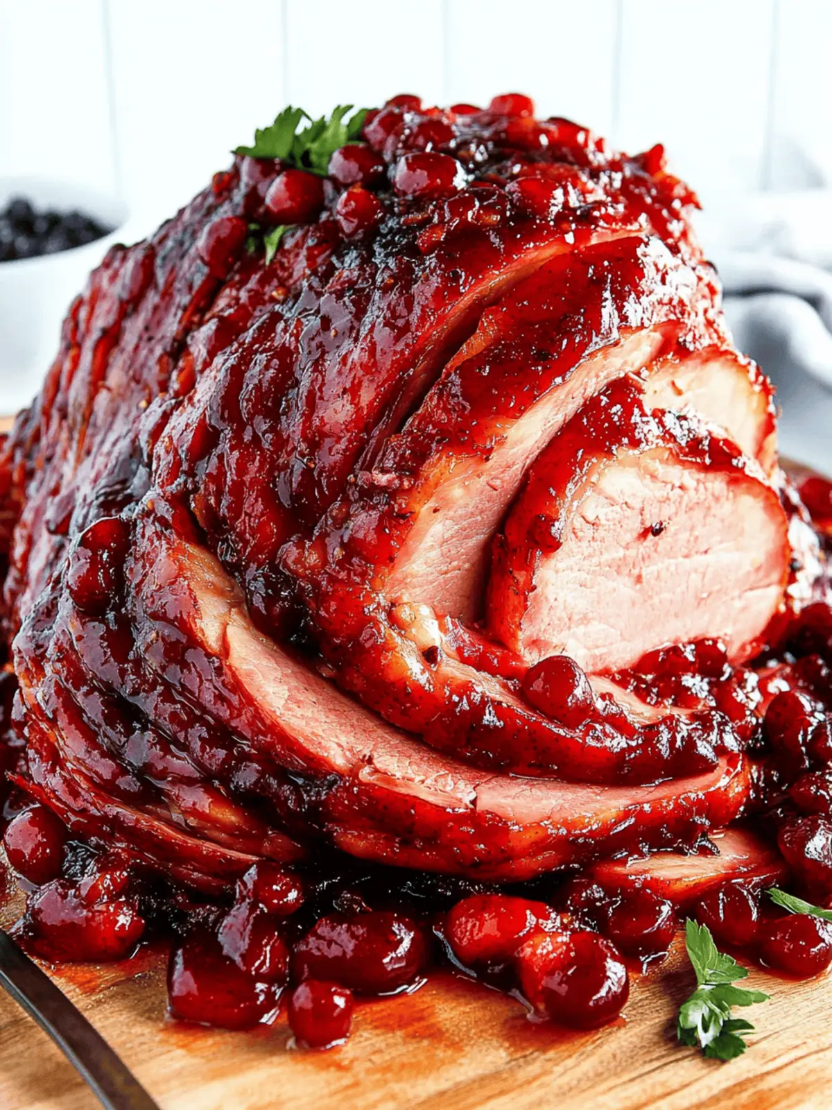 Delicious Cranberry Glazed Ham for a Festive Holiday Feast 4 CRANBERRY GLAZED HAM