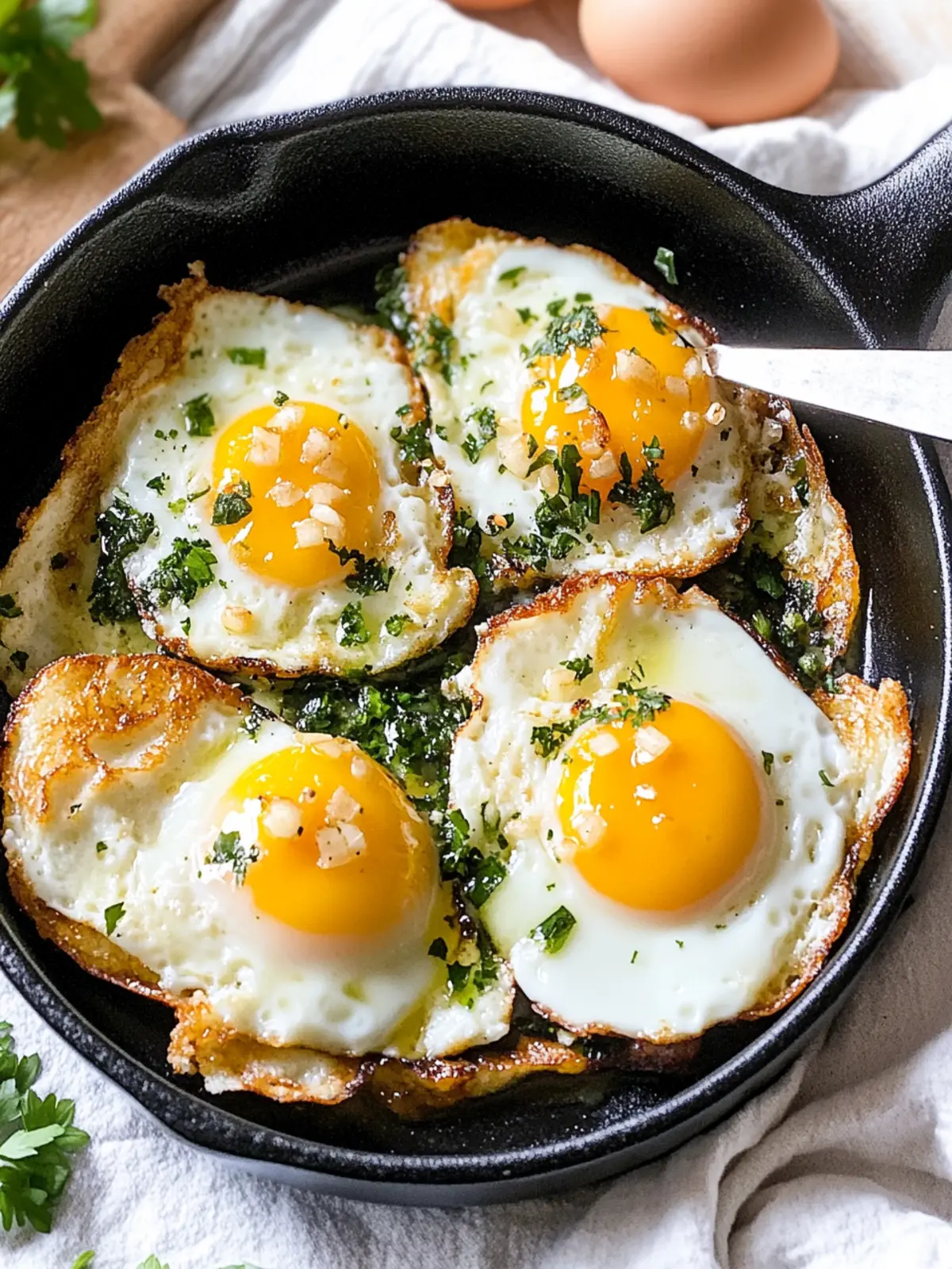 Spanish Garlic Eggs | The Best Fried Eggs You'll Ever Make 5 Spanish Garlic Eggs | Possibly the BEST Fried Eggs Recipe