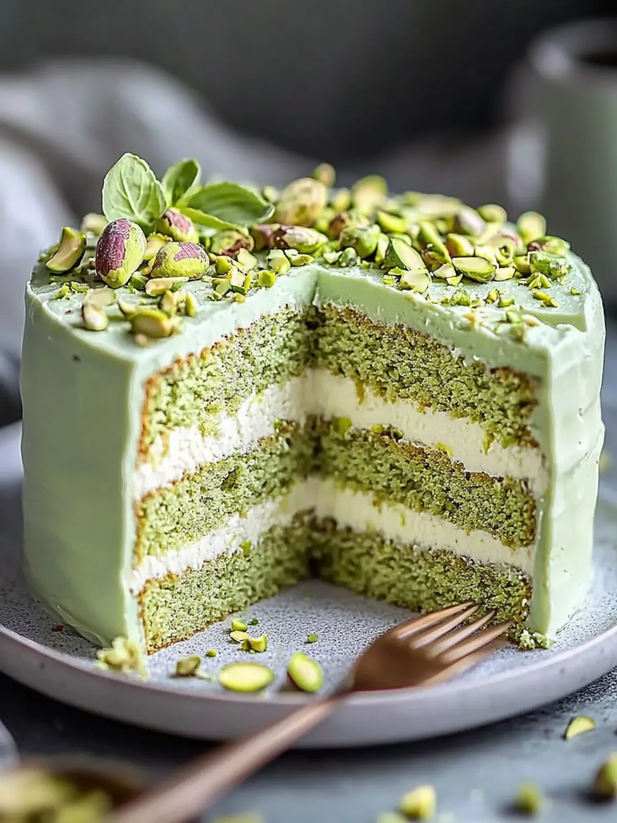 Heavenly White Chocolate Pistachio Cake for Sweet Moments 5 White Chocolate Pistachio Cake