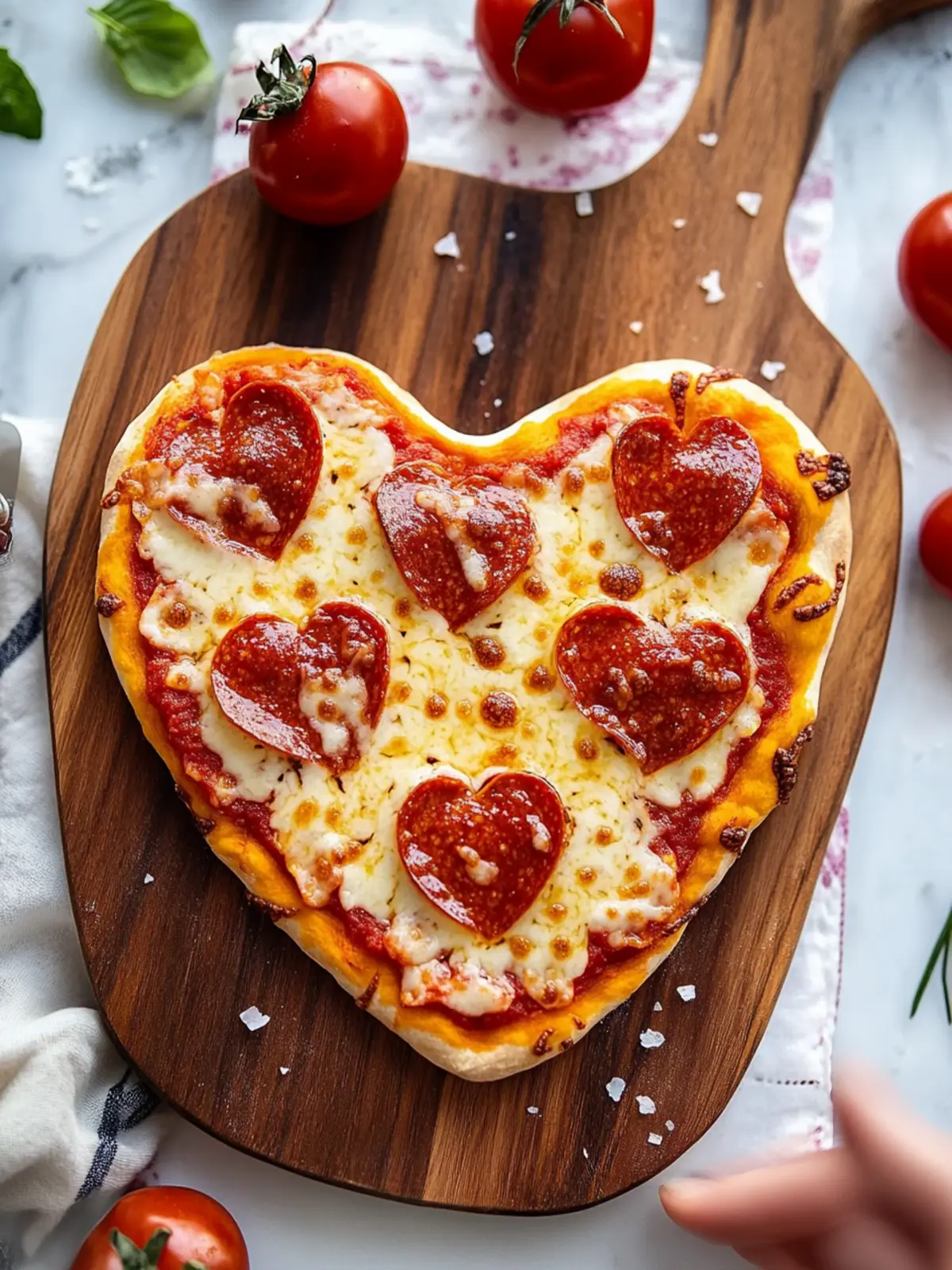 Heart Shaped Pizza: Fun Family Treat for Valentine's Day 2 Heart Shaped Pizza