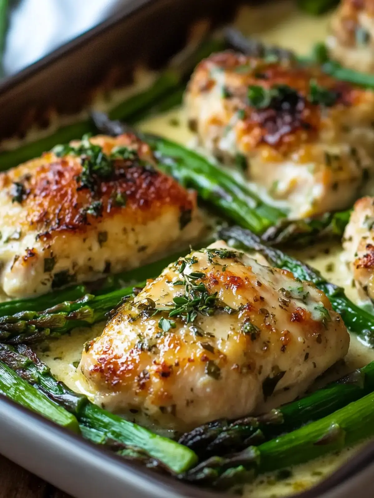 Creamy Baked Chicken and Asparagus for Cozy Weeknight Dinners 2 Creamy Baked Chicken and Asparagus