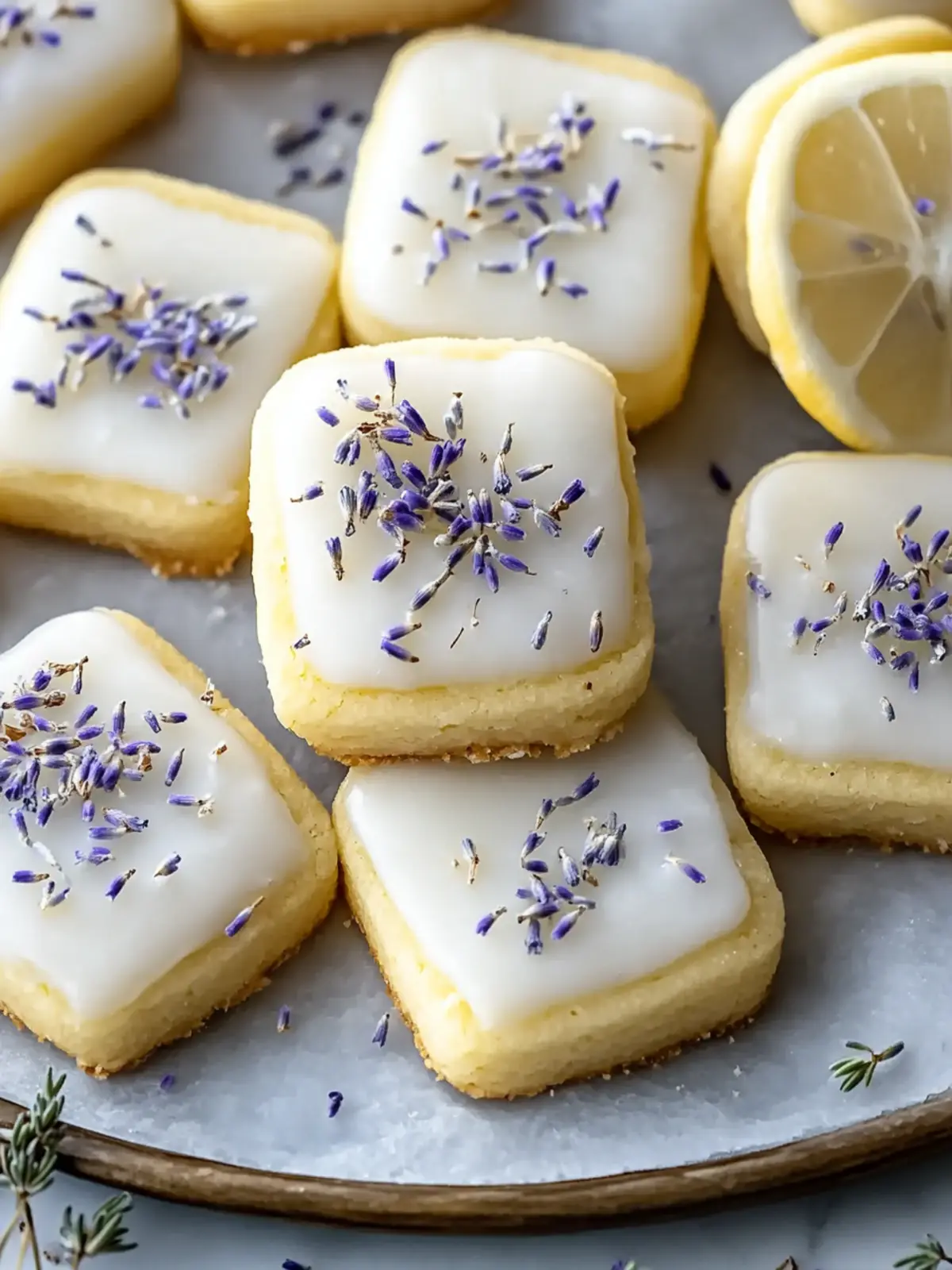 Iced Lemon Lavender Shortbread Cookies for a Blissful Treat 5 Iced Lemon Lavender Shortbread Cookies for a Blissful Treat