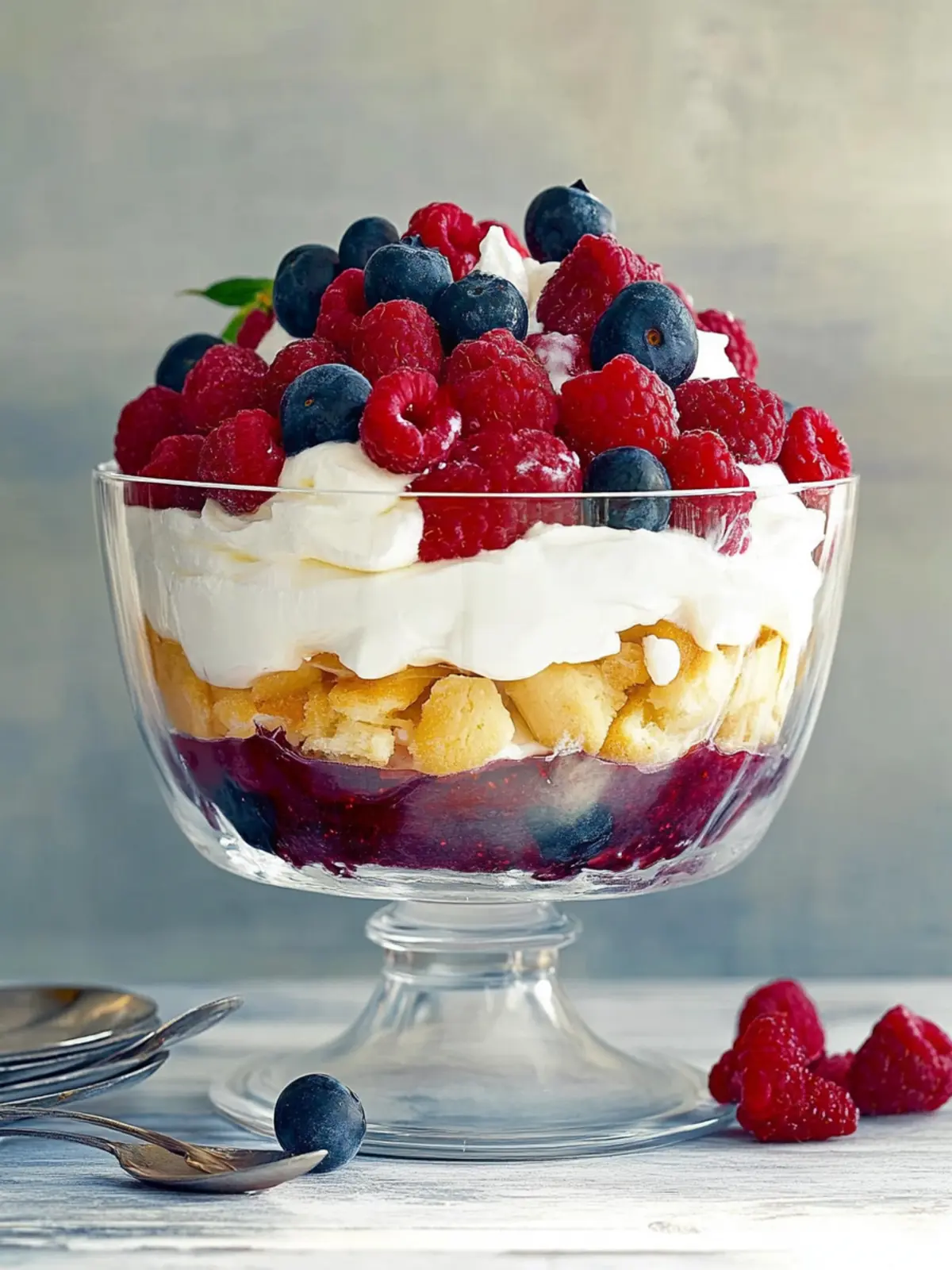 Indulge in Creamy Vanilla Yogurt and Berry Trifle Bliss 2 Vanilla Yogurt and Berry Trifle