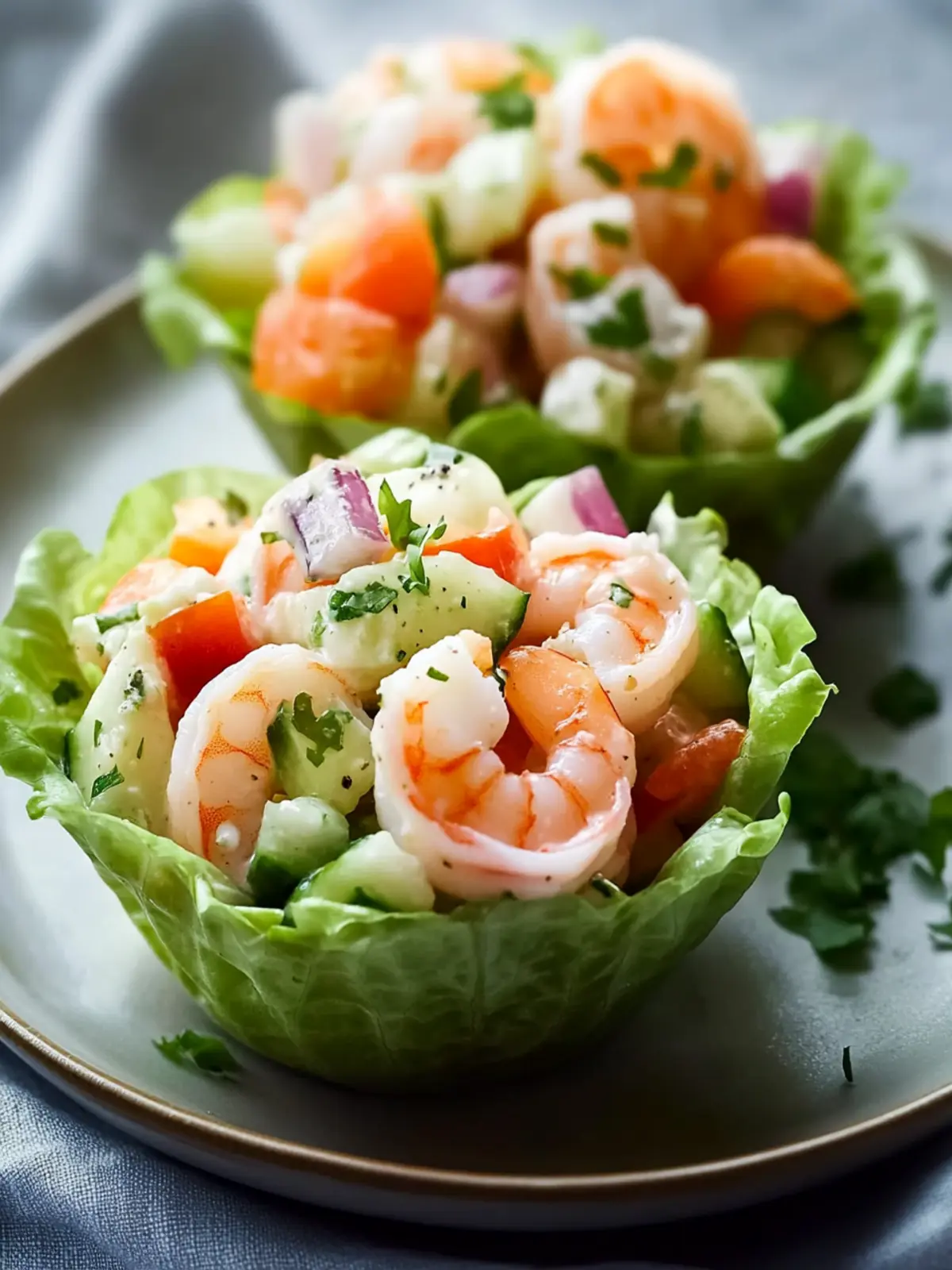 Savory Shrimp Salad Cups: Your Quick Gluten-Free Delight 5 Shrimp Salad Cups