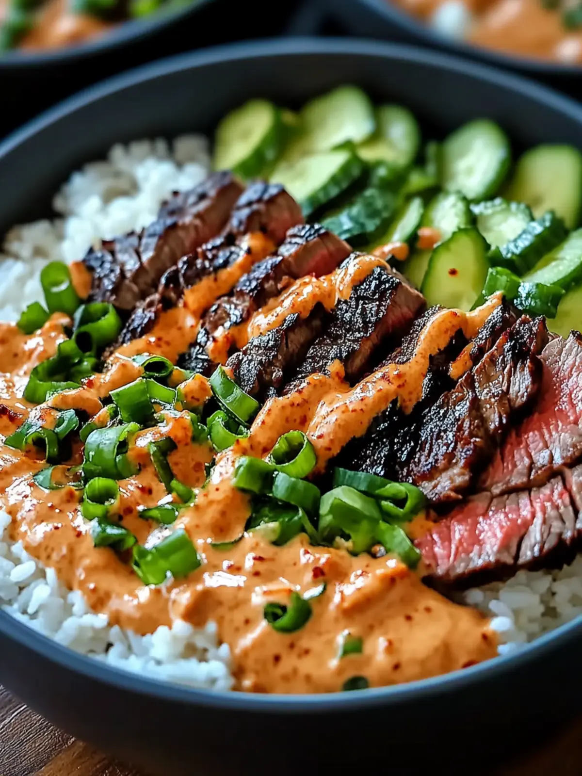 Indulgent Korean BBQ Steak Bowls with Spicy Cream Sauce Bliss 3 Indulgent Korean BBQ Steak Bowls with Spicy Cream Sauce Bliss