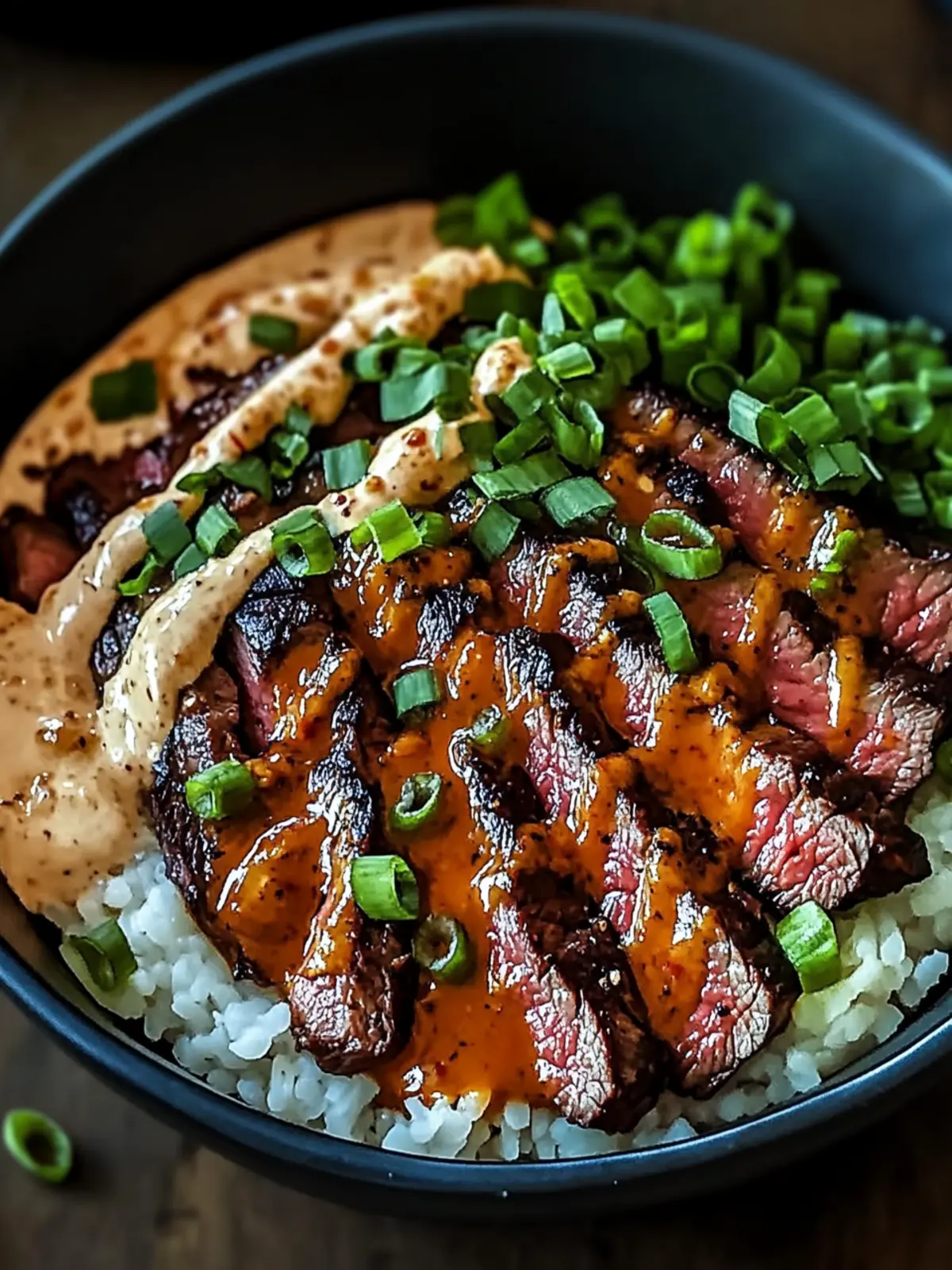 Indulgent Korean BBQ Steak Bowls with Spicy Cream Sauce Bliss 2 Indulgent Korean BBQ Steak Bowls with Spicy Cream Sauce Bliss