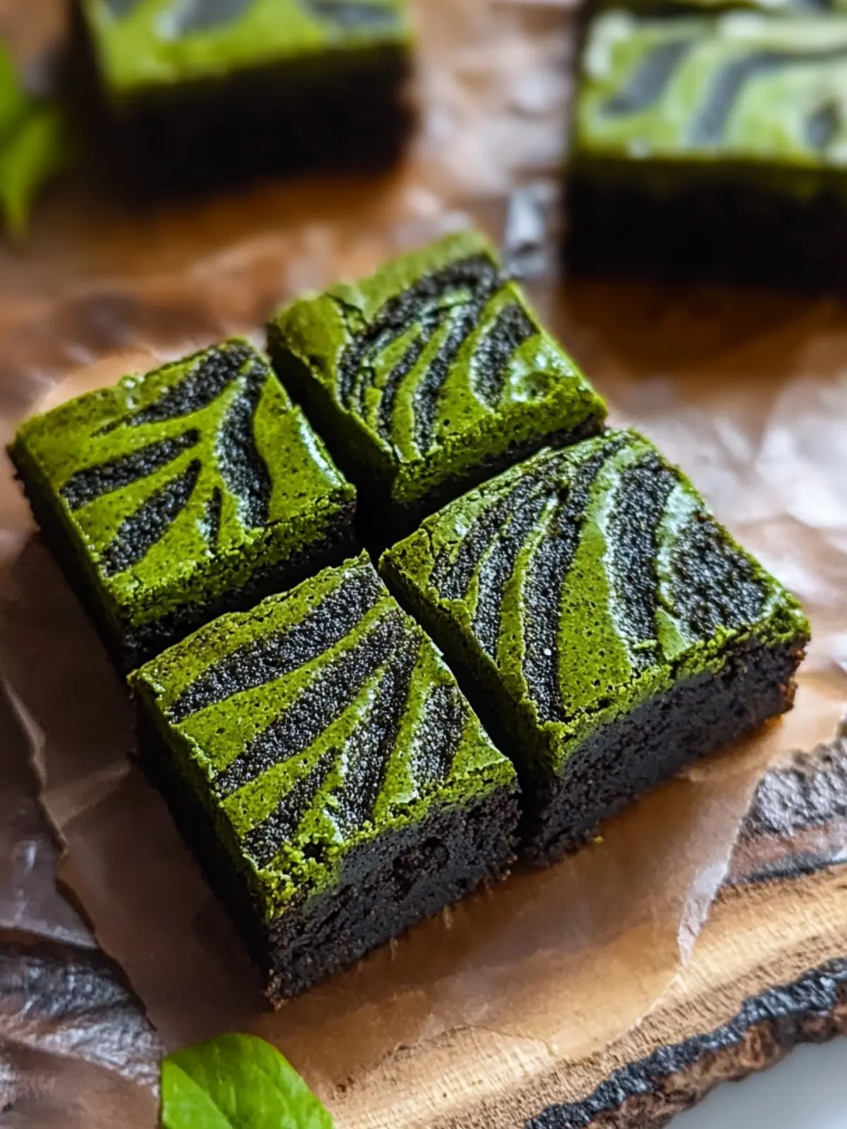 Chewy Black Sesame Matcha Brownies: Irresistibly Nutty Delights 4 Chewy Black Sesame Matcha Brownies