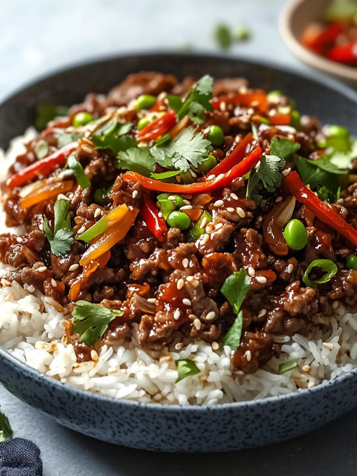 Crispy Chilli Beef Rice: Quick, Zesty Dinner Delight – Sandra Recipes