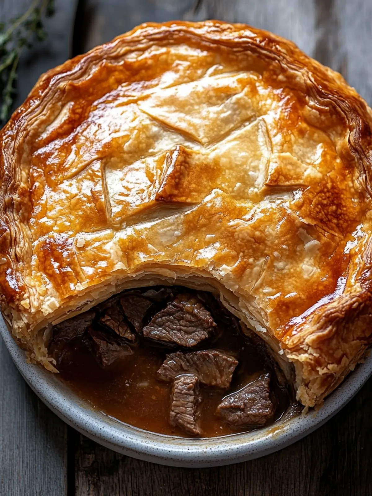 Savory Irish Steak Pie with Rich Stout Gravy Delights! 2 Irish Steak Pie