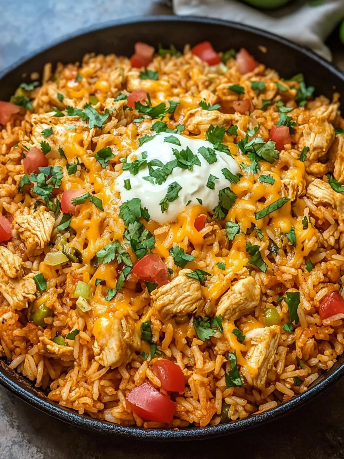 Savory Cheesy Chicken Taco Rice in Just 30 Minutes! - Sandra Recipes