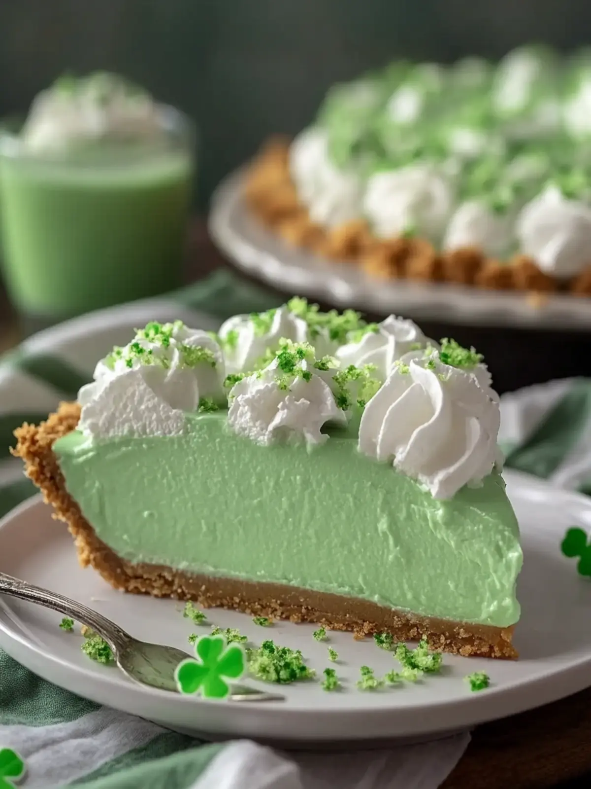 Shamrock Shake Pie
