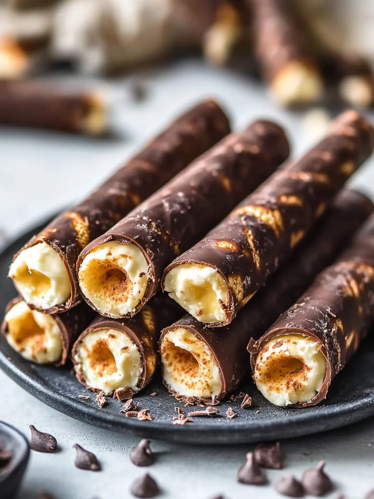 chocolate wafer rolls