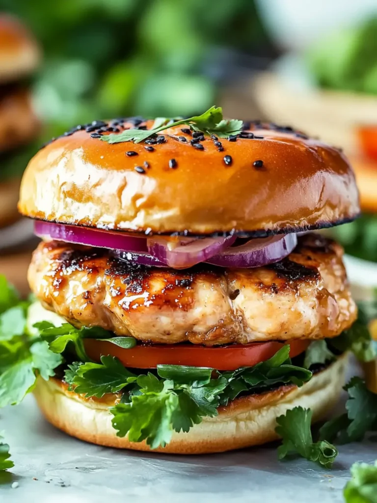 Teriyaki Chicken Burgers