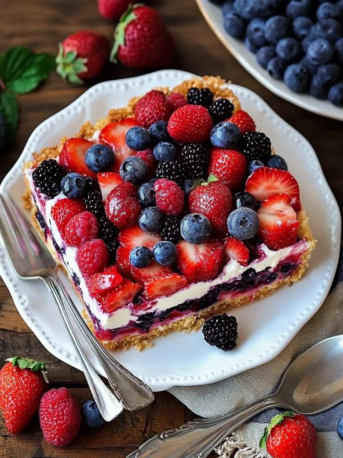 Red White & Blue Mixed Berry Yum Yum