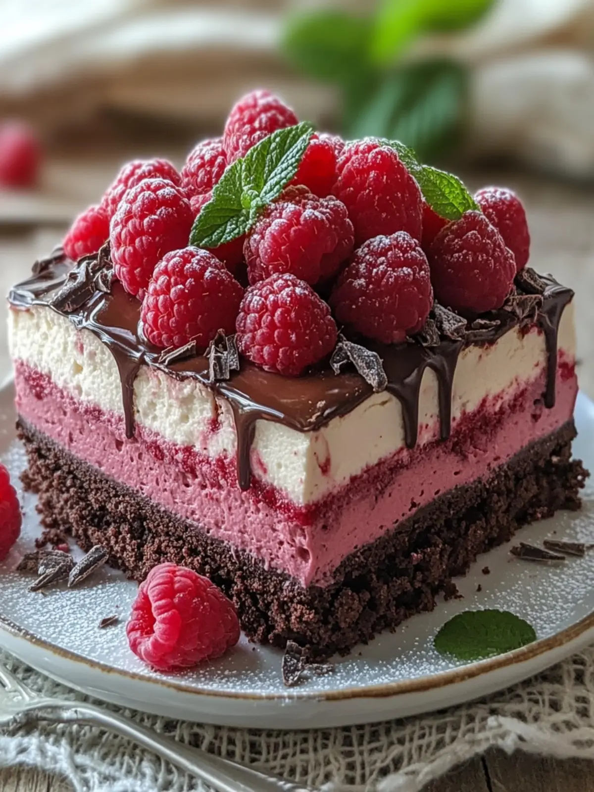 Indulge in Heavenly Raspberry Chocolate Mousse Cake Bliss 4 Heavenly Raspberry Chocolate Mousse Cake
