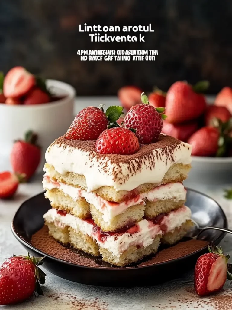 Strawberry Tiramisu Recipe