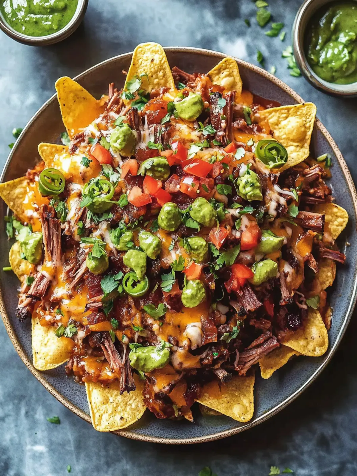 BBQ Rib Nachos: Irresistibly Cheesy and Tender Delight 4 BBQ Rib Nachos